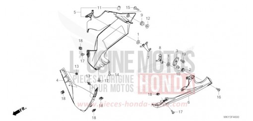 UNDER COWL CBR650RAP de 2023